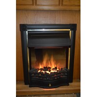 thumb-Eiken schouw met elektrische open sfeerhaard in klassieke stijl-5