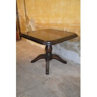 thumb-Vierkant notenhouten salontafeltje in donker patiné kleur-4