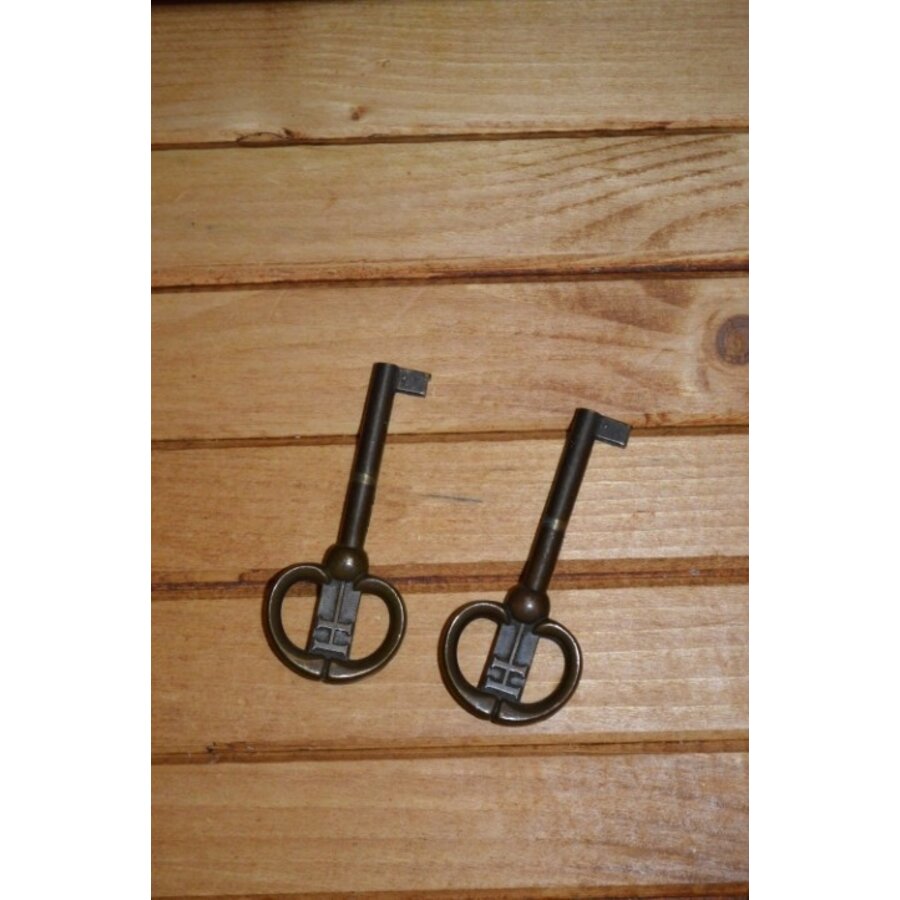 Massief grenenhouten hoog dressoir met glasdeurtjes en laden-8