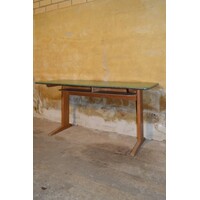 thumb-Vintage schooltafel van VS voor twee kinderen – Beukenhout en multiplex-3