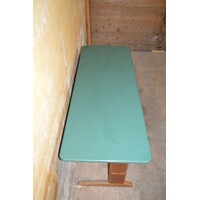 thumb-Vintage schooltafel van VS voor twee kinderen – Beukenhout en multiplex-9