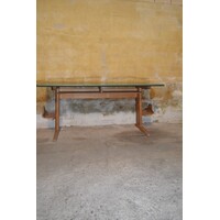 thumb-Retro schooltafel voor twee kinderen – VS Duitsland – Beukenhout – Jaren 60-3