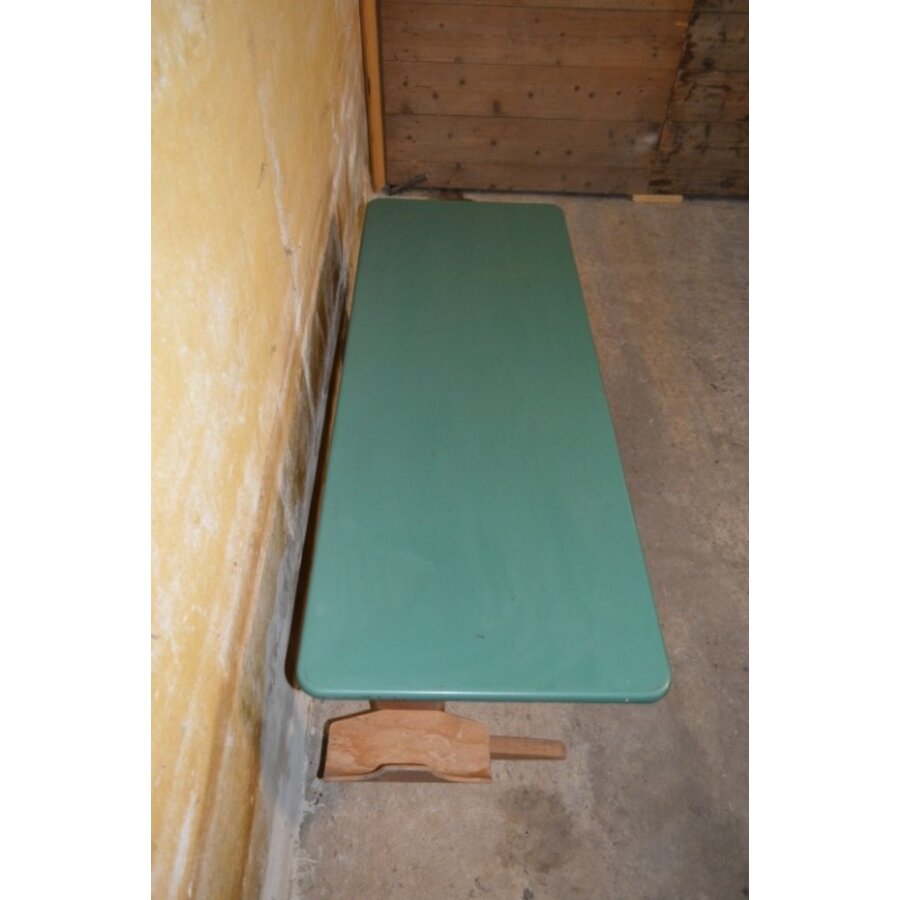 Retro schooltafel voor twee kinderen – VS Duitsland – Beukenhout – Jaren 60-6