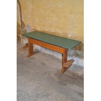 thumb-Retro schooltafel voor twee kinderen – VS Duitsland – Beukenhout – Jaren 60-8