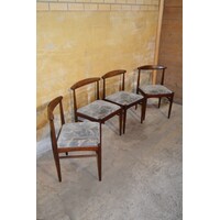 thumb-Set van 4 palissander eetkamerstoelen – Mid century modern – Scandinavisch design-1