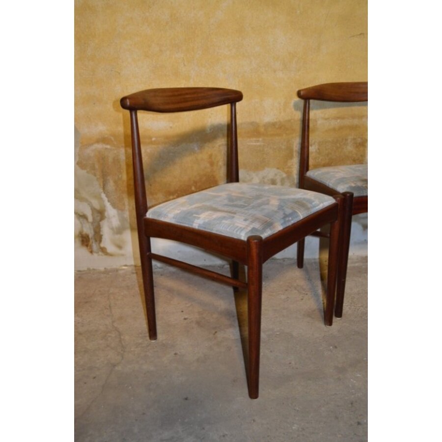 Set van 4 palissander eetkamerstoelen – Mid century modern – Scandinavisch design-2