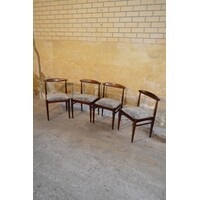 thumb-Set van 4 palissander eetkamerstoelen – Mid century modern – Scandinavisch design-4