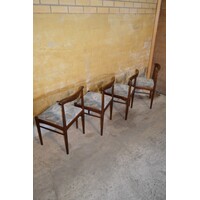 thumb-Set van 4 palissander eetkamerstoelen – Mid century modern – Scandinavisch design-8