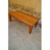 thumb-Massief eiken salontafel met mooi blad en praktische demontabele poten-2