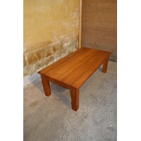 thumb-Massief eiken salontafel met mooi blad en praktische demontabele poten-4