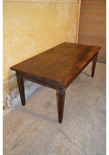 Teak eettafel massief 