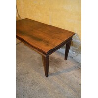 thumb-Massief teakhouten eettafel – Stamtafel – Rustiek en tijdloos design-5