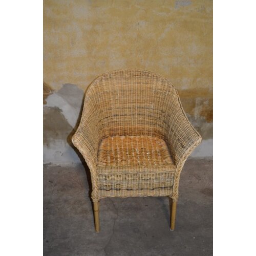 Rotan fauteuil met armleuningen 