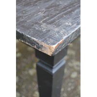 thumb-Lange teakhouten eettafel – Rustieke Franse boerderijtafel-3