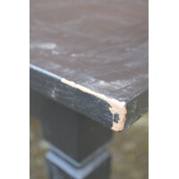 thumb-Lange teakhouten eettafel – Rustieke Franse boerderijtafel-4