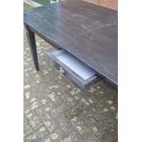 thumb-Lange teakhouten eettafel – Rustieke Franse boerderijtafel-6