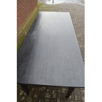 thumb-Lange teakhouten eettafel – Rustieke Franse boerderijtafel-8