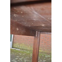 thumb-Robuuste eiken eettafel – Zware stamtafel met karakter-9