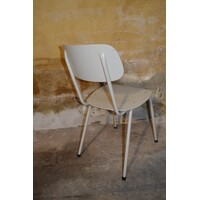 thumb-Retro stoeltje met metalen frame en multiplex zitting-6