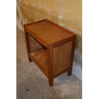 thumb-Vintage open bijzetkastje van mahoniehout uit de jaren 60-2