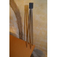 thumb-Vierkante Fritz Hansen Span-poottafel in beuken fineer op MDF door Arne Jacobsen-3