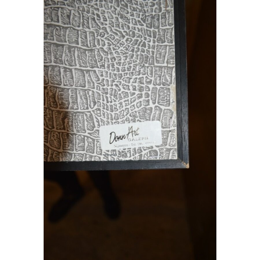 Danser met gele stoel – Robert Heindel gesigneerde kleurenprint-7