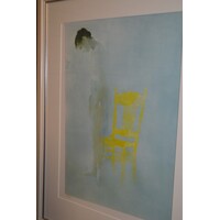 thumb-Danser met gele stoel – Robert Heindel gesigneerde kleurenprint-2