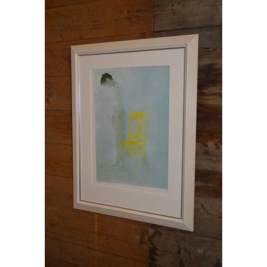 Danser met gele stoel – Robert Heindel gesigneerde kleurenprint-6
