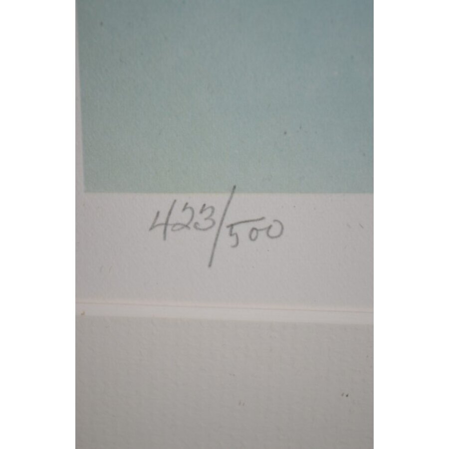 Danser met gele stoel – Robert Heindel gesigneerde kleurenprint-8