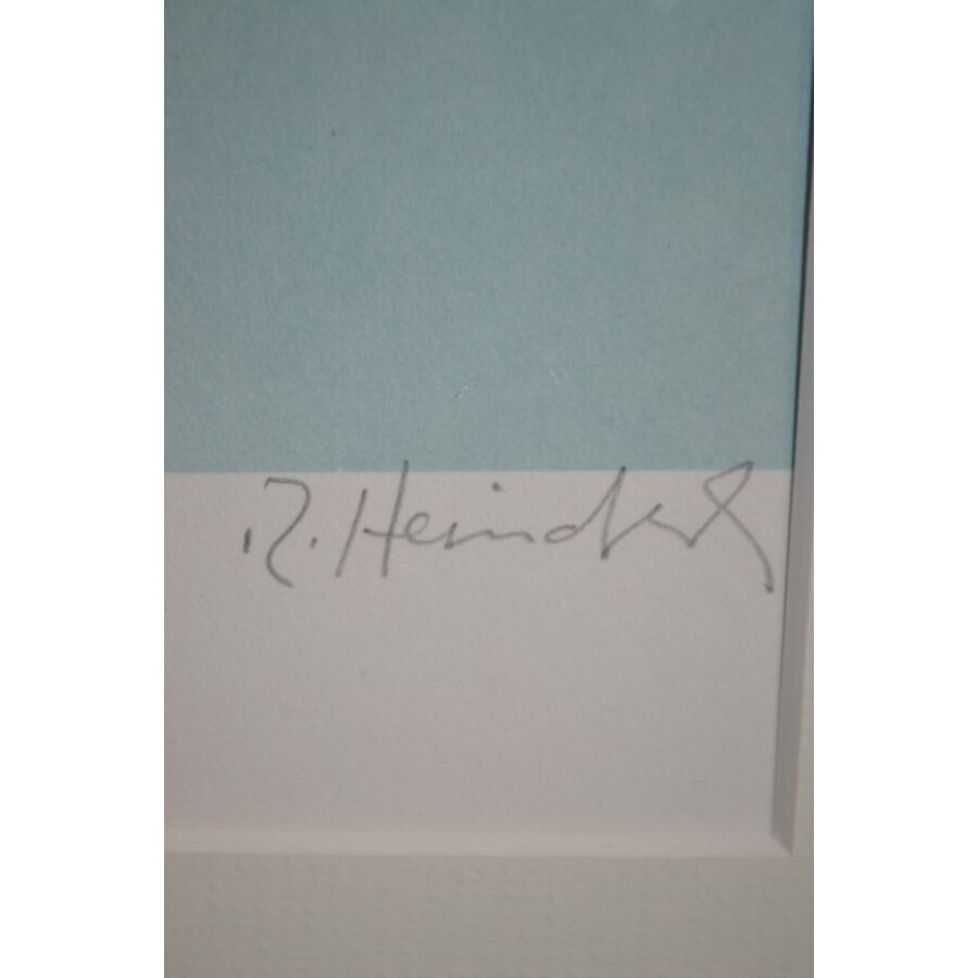 Danser met gele stoel – Robert Heindel gesigneerde kleurenprint-9