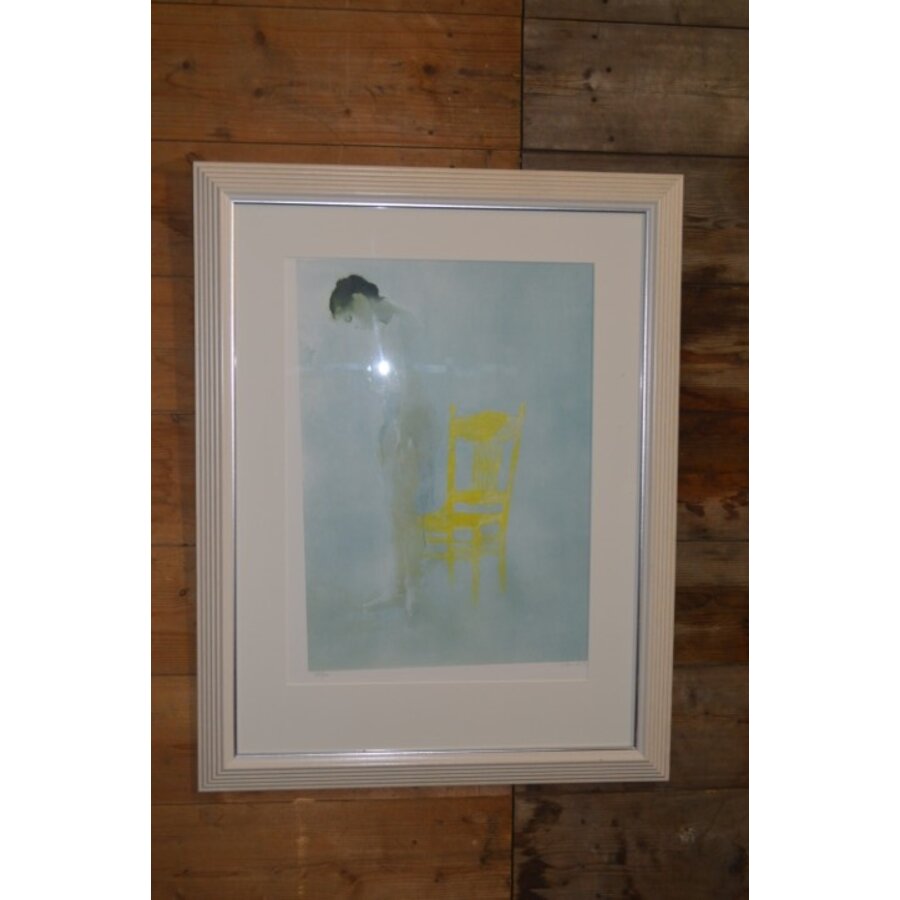 Danser met gele stoel – Robert Heindel gesigneerde kleurenprint-10