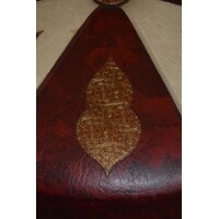 thumb-Vintage jaren 70 poef van skai met Marrakech stijl decor en deksel-3