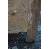 thumb-Lange antieke klepbank met arm- en rugleuningen-10