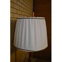 thumb-Vintage eiken vloerlamp met kap in mid-century stijl-6