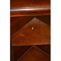 thumb-Klassieke houten vitrine hoekkast in Engelse stijl-8