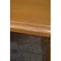 thumb-Stoere massief blank eiken eettafel met demontabele poten-5