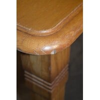 thumb-Stoere massief blank eiken eettafel met demontabele poten-6