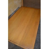 thumb-Stoere massief blank eiken eettafel met demontabele poten-8