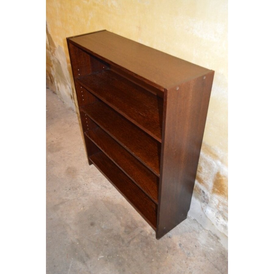 Vintage Kempkes boekenkast met verstelbare planken uit de jaren 60-2