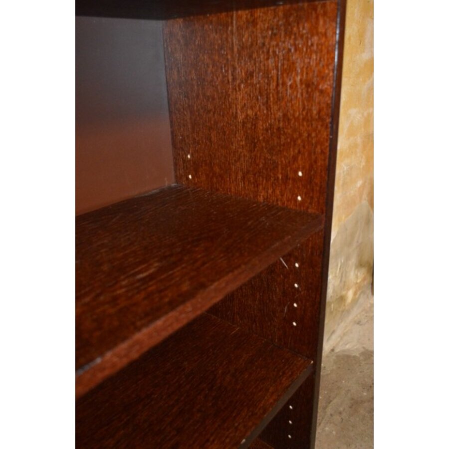 Vintage Kempkes boekenkast met verstelbare planken uit de jaren 60-4