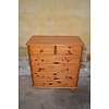 LoodsVol, Tweedehands Vuren houten ladenkastje met 6 laden – opknap kastje