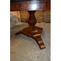 thumb-Hollands mahonie Biedermeier coulissentafel eind 19de eeuw-2