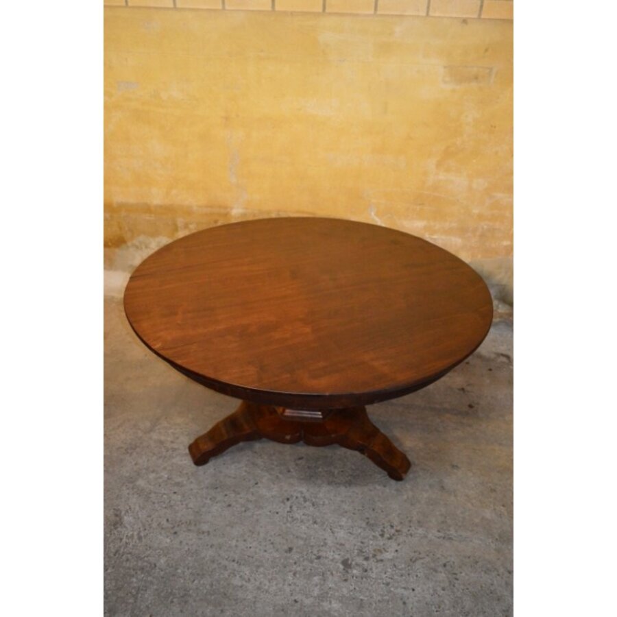 Hollands mahonie Biedermeier coulissentafel eind 19de eeuw-4
