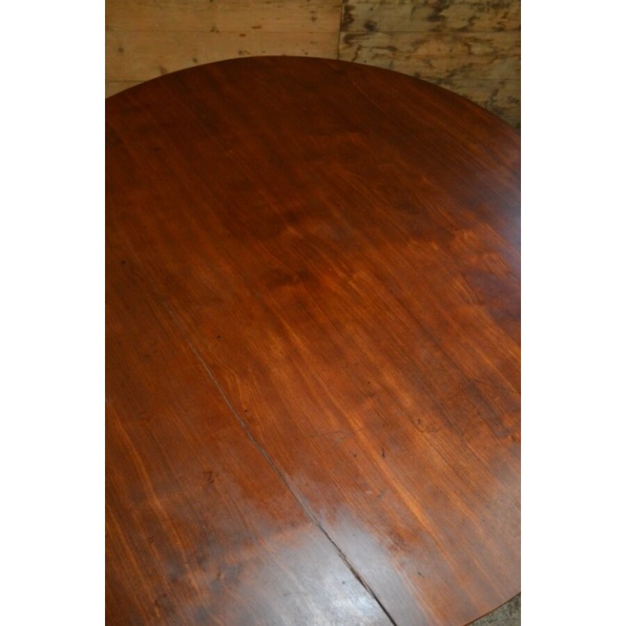 Hollands mahonie Biedermeier coulissentafel eind 19de eeuw-8