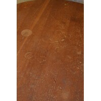 thumb-Ronde eettafel van massief licht eikenhout jaren 80-6