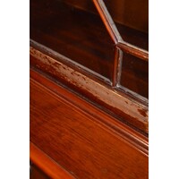 thumb-Mahonie Lord Sheraton servies- of boekenkast met verlichting-3