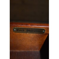 thumb-Mahonie Lord Sheraton servies- of boekenkast met verlichting-6