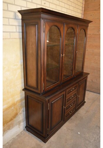 Noten vitrine wandkast 3B Meubelen 