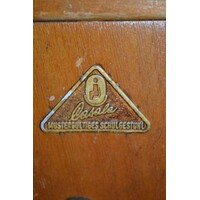 thumb-Retro tweepersoons schooltafel CASALA van beukenhout-3