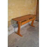 thumb-Retro tweepersoons schooltafel CASALA van beukenhout-8